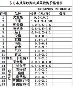 今日瓜菜价格行情,市场行情动态解析