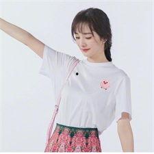 明星网红t恤图片女,明星网红同款T恤，女生必备单品