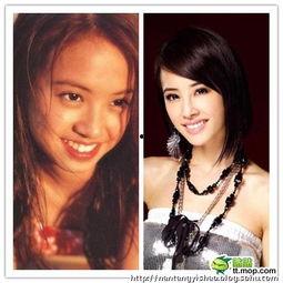 明星网红对比特效图,特效图揭示惊人变化