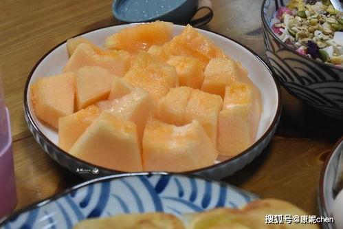 今日早餐哈密瓜,清新滋味开启美好一天