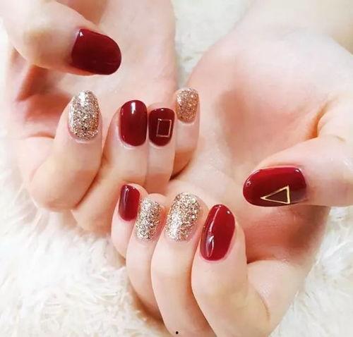 明星网红款过年美甲,新年必备时尚指南